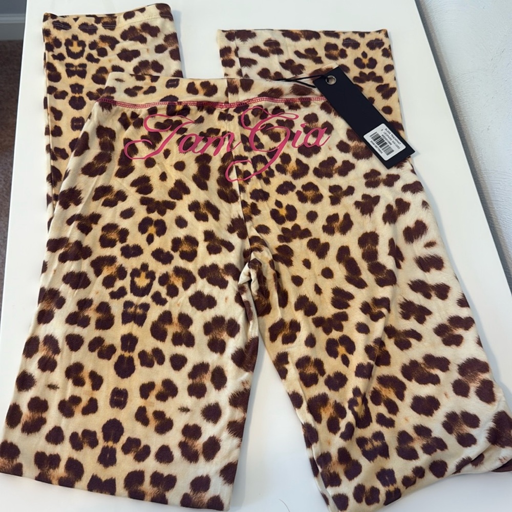 I.AM.GIA Leopard Print Track Pants